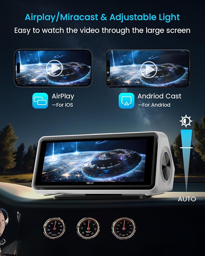 Portable Apple Carplay Screen for Car, Touch Screen - Image 4