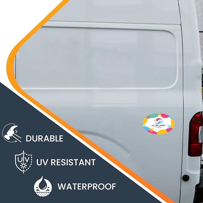 Magnet Me Up Custom Car Magnet, 4x6 Inch Oval, Customizable Magnet - Image 5