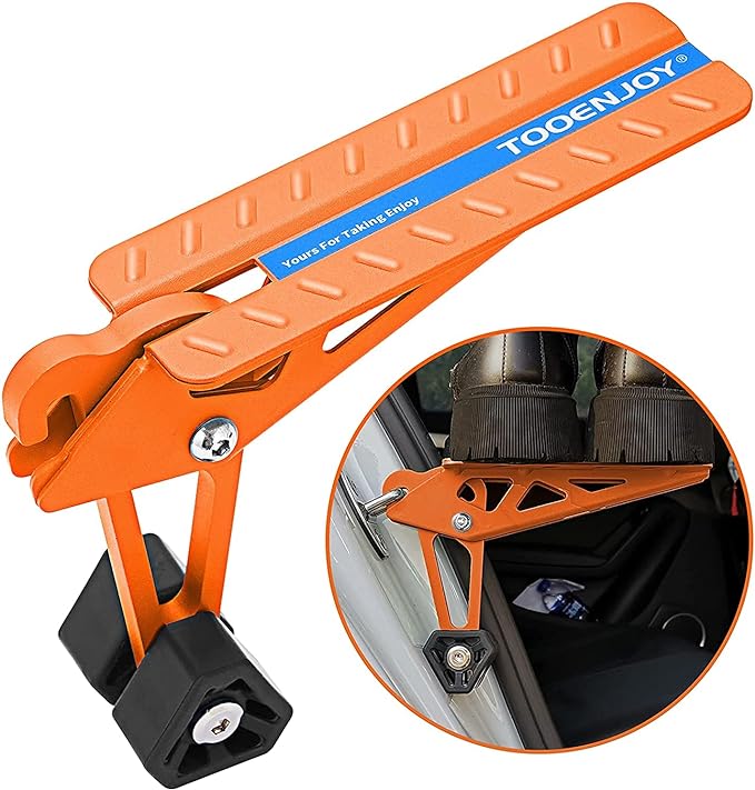 TOOENJOY Universal Fit Car Door Step, Foldable Roof Rack Door Step Up on Door by TOOENJOY
