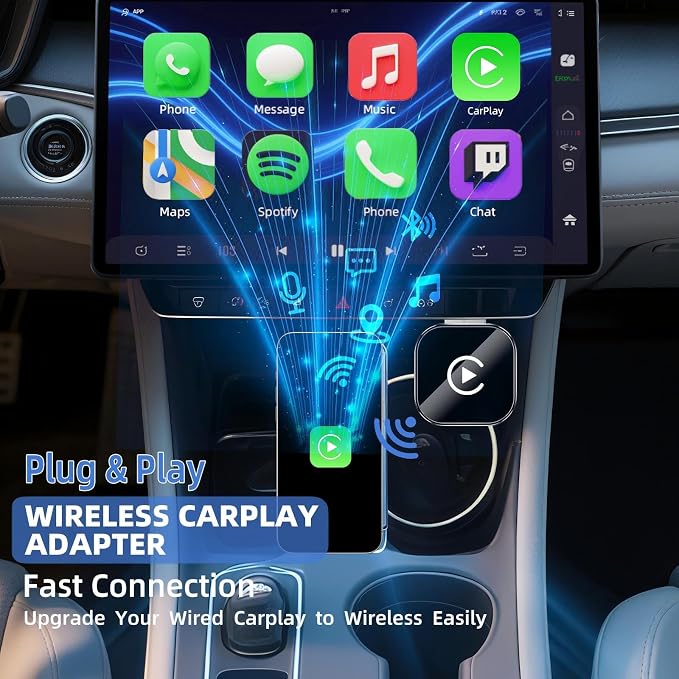 Wireless CarPlay Adapter for iPhone, Convert Wired to Wireless CarPlay Adapter - Image 5
