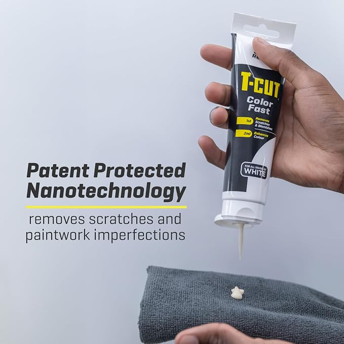 T-Cut Color Fast White Car Wax Polish Scratch Remover Color Enhancer, 5.3 Oz - Image 5