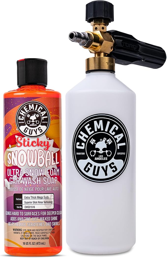 Chemical Guys EQP369 TORQ Professional Snow Foam Cannon Car Wash Snow Foamer + by ChemicalGuys