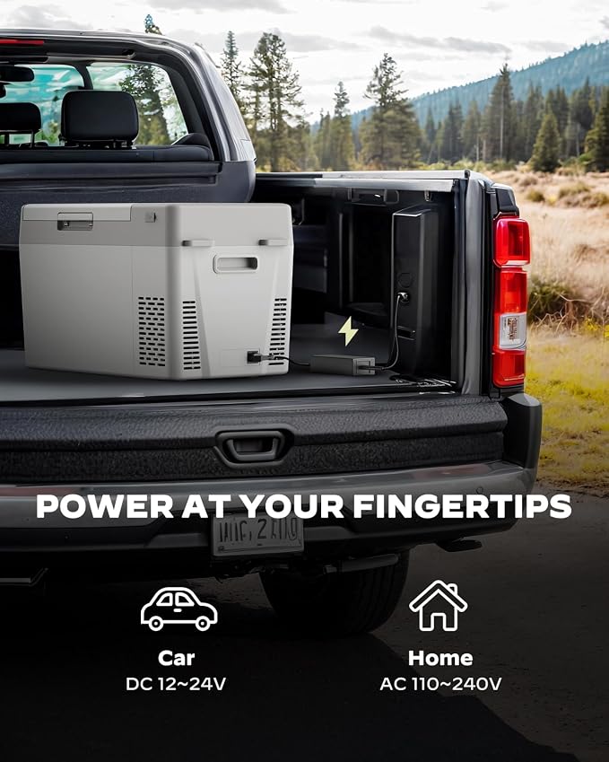 Marsail 12V Car Fridge 25QT Portable Freezer -4°F to 68°F, Compressor Cooler - Image 5