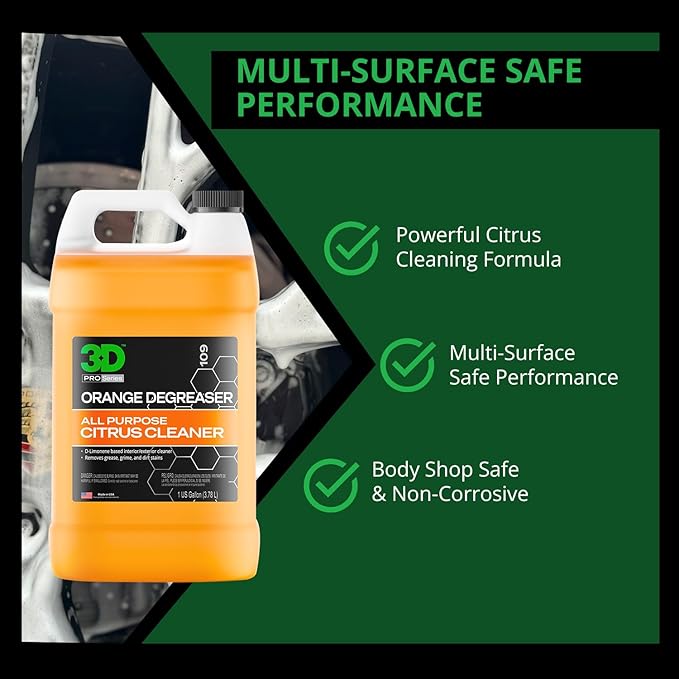 3D Orange Degreaser – Citrus-Based Car Cleaner - Image 2