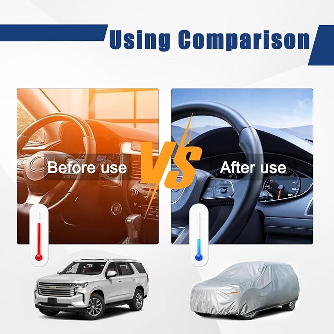 Kayme 6 Layers SUV Car Cover Custom Fit - Image 4