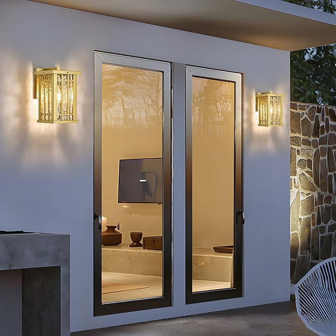 Outdoor Wall Light E26 Base Metal Frame - Image 7