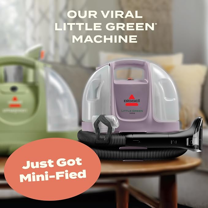 Bissell Little Green Mini Portable Carpet and Upholstery Deep Cleaner, Car/Auto - Image 2
