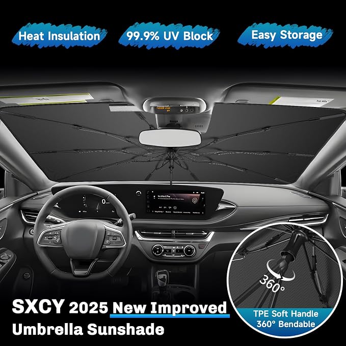 SXCY for 2024 2025 Buick Envista Windshield Umbrella Sunshade for 2024 2025 - Image 4