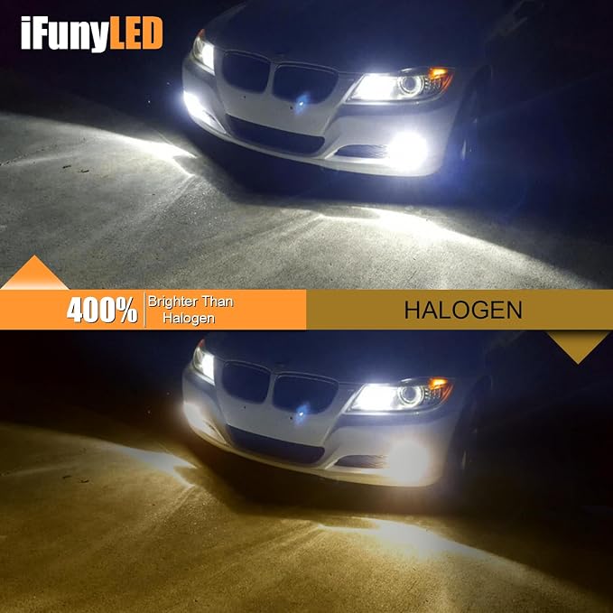 2504 LED Bulbs, PSX24W 12276 Fog Light 6500K Cool White - Image 2