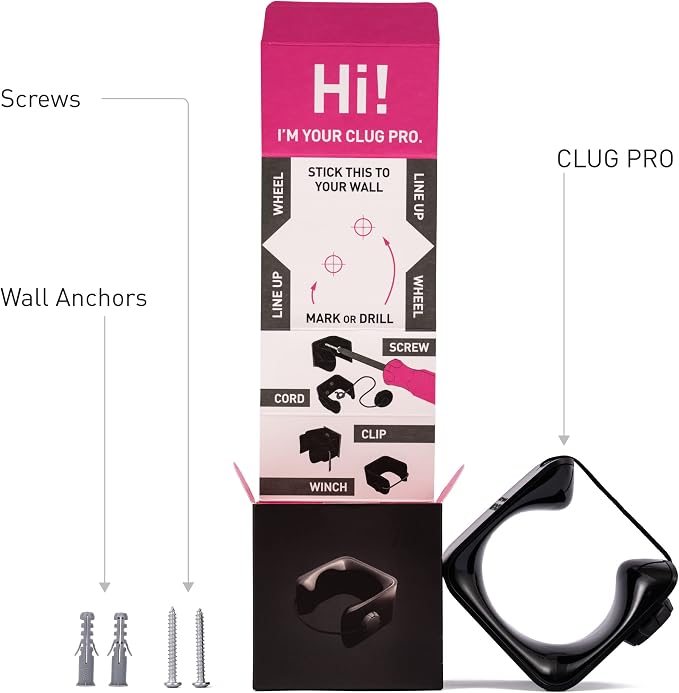 Hornit CLUG PRO | Wall Mounted Bike Rack | Secured by FIDLOCK | 5 Sizes | Easy - Image 6