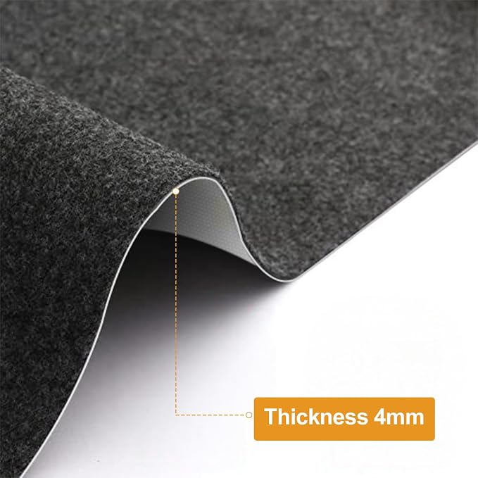 7.8x16 FT Garage Floor Mat for Golf Cart, Mid-Size SUV, Non-Slip Heavy Duty Oil - Image 8