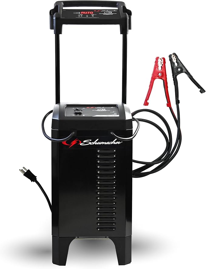 Schumacher Electric Wheeled 6A Car Battery Charger and 275A Engine Starter by SchumacherElectric