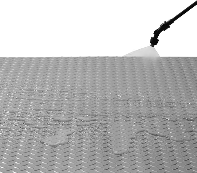 VEVOR Garage Floor Mat, 25.5 x 3.6 FT PVC Garage Flooring Roll, 2.5mm Thickness - Image 12