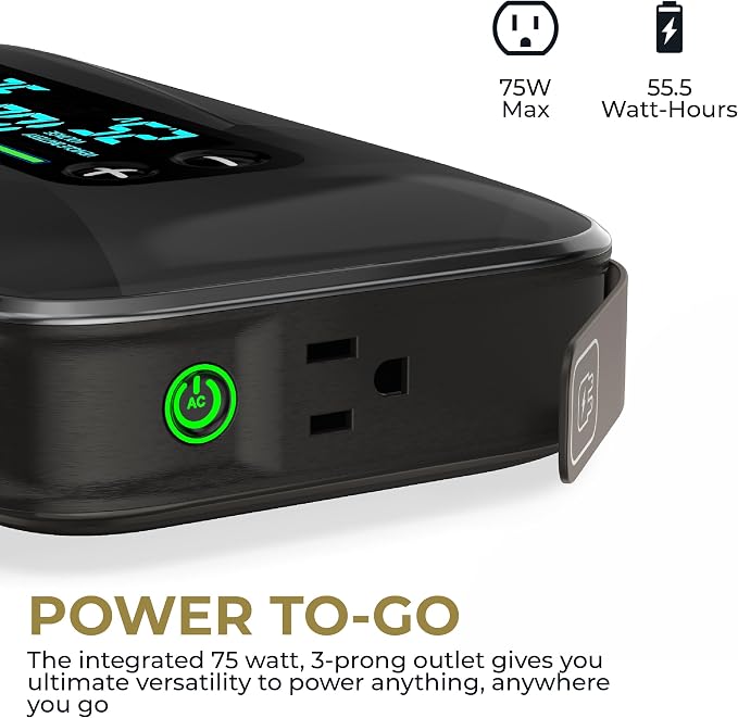 HALO Bolt Ultimate 3 Portable Car Battery Jump Starter | 130 PSI Air Compressor - Image 4