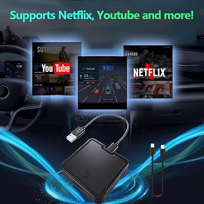Wireless CarPlay Adapter for Convert Wired to Wireless Car Play Adapter Fast - Image 3
