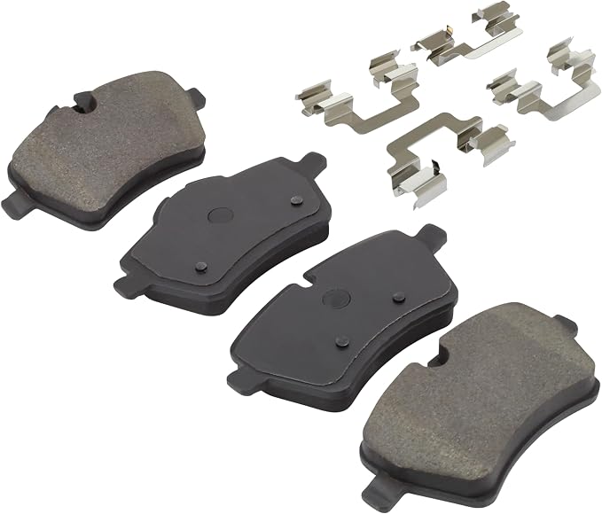 Premium Semi-Metallic Front Brake Pads Compatible - Image 2