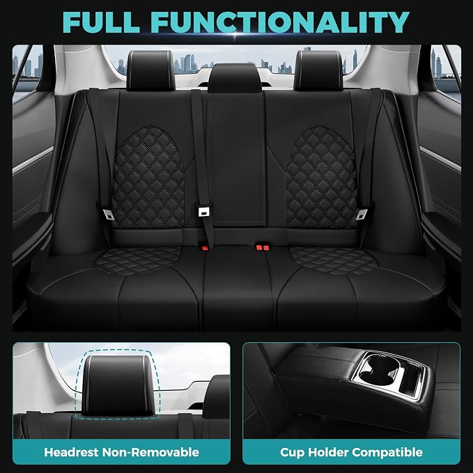for Toyota Camry Seat Covers LE SE SE Nightshade 2018 2019 2020 2021 2022 2023 - Image 5
