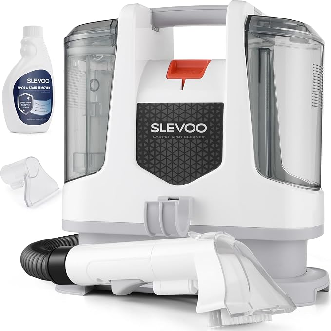 Carpet Cleaner Machine 10.5Kpa Strong Suction, 400W Powerful Motor, Portable by Slevoo