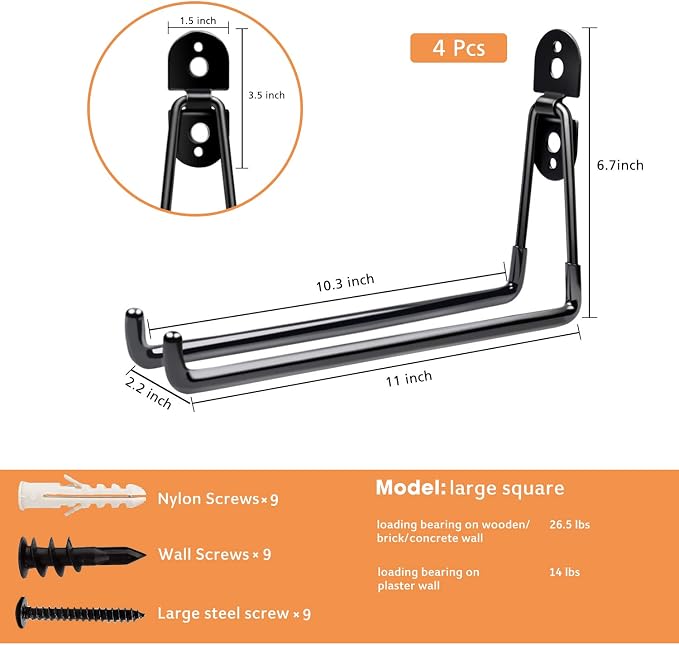 Garage Hooks Heavy Duty - Image 3