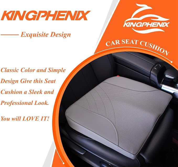 kingphenix Premium Car Seat Cushion, Memory Foam Driver Seat Cushion to Improve - Image 9