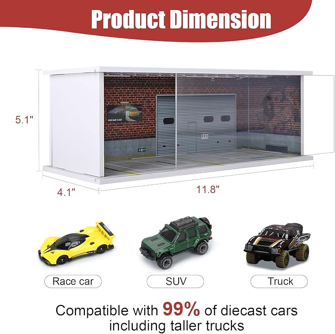 Display Case for Hot Wheels: Stackable Parking Garage for 1/64 Scale Matchbox - Image 6