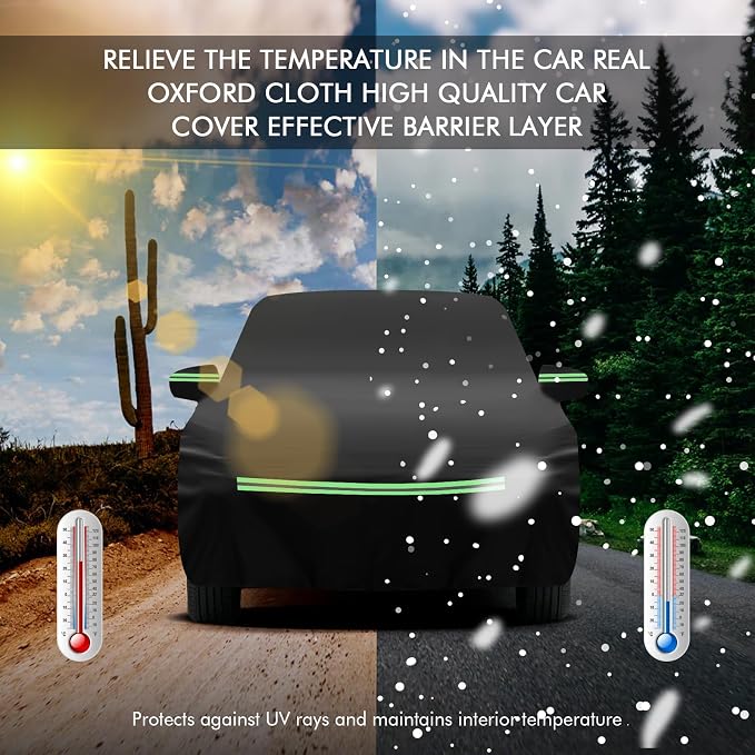 Car Cover for Honda CRV 1997-2025, Toyota RAV4 1996-2025, 210D Outdoor - Image 5