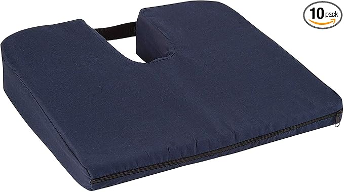 DMI Gradual Slope Seat Cushion for Coccyx, Sciatica and Tailbone Pain, Machine by DMI