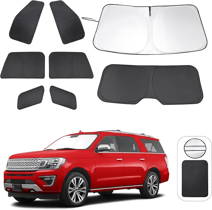 TTINGLU Window Shades for Ford Expedition SUV 2018-2024 Accessories Car Side by TINGLU