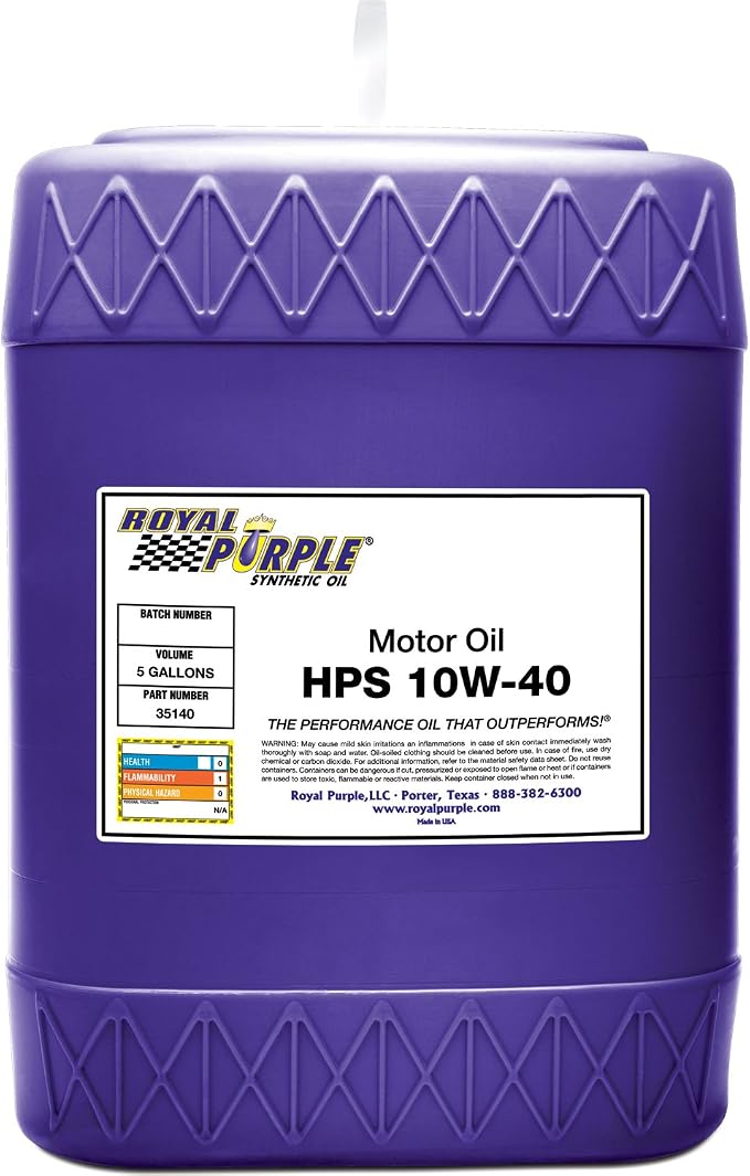 Royal Purple 35140 HPS 10W-40 High Performance Street Synthetic Motor Oil by RoyalPurple
