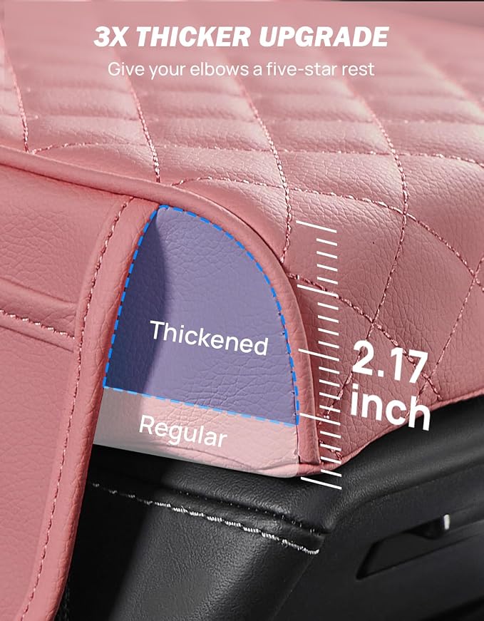 JOYTUTUS Pink Center Console Cover - Image 5