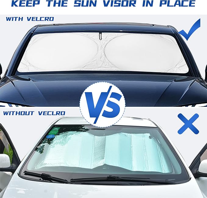 INSAUTO Windshield Sun Shades Compatible - Image 9