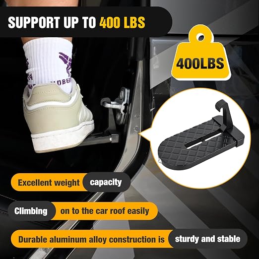 Nilight Car Door Step for Roof Access Universal Car Step Hook for Roof SUV - Image 2