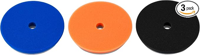Lake Country 5.5" HDO Foam Polishing Pad Kit – Premium Heavy Duty Orbital Pads by LakeCountryManufacturing