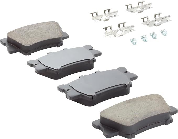 Premium Ceramic Rear Brake Pads Compatible - Image 2