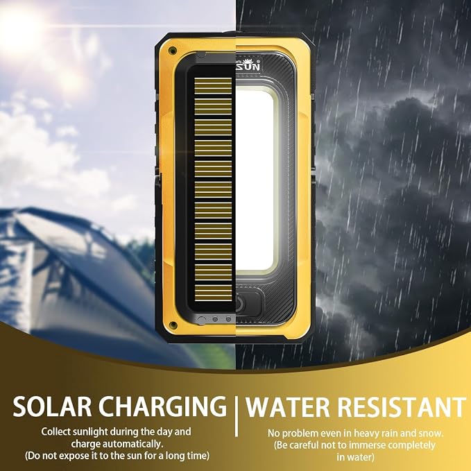 WARSUN Portable Rechargeable Magnetic Work Light, LED Flood Light Waterproof - Image 4