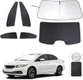 TINGLU Window Shades for Honda Civic 2012 2013 2014 2015 Accessories Car Side by TINGLU