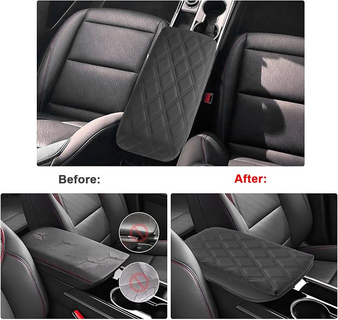 SXCY for 2025 Chevy Equinox Armrest Cover Pad for Equinox 2025 Center Console - Image 2