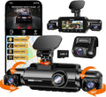360° Dash Cam Front and Rear Inside, 4 Channel FHD 4 * 1080P, Wi-Fi GPS Voice by NeidesoDashCam