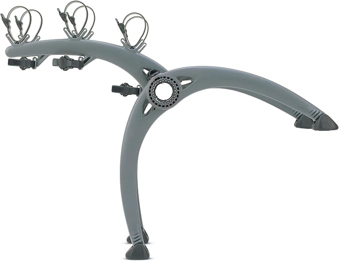 Saris Bones Car Trunk Bicycle Rack Carrier, Mounts 3 Bikes, Anti-Sway Straps by Saris