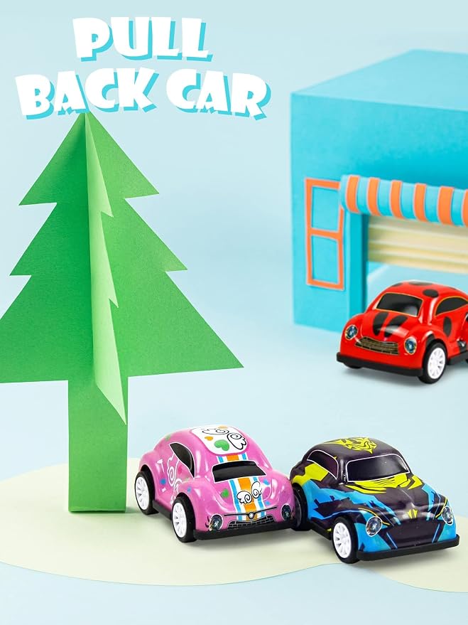 Vileafy 30 Pull Back Cars for Kids – Bulk Mini Cars Treasure Box Toys for - Image 7