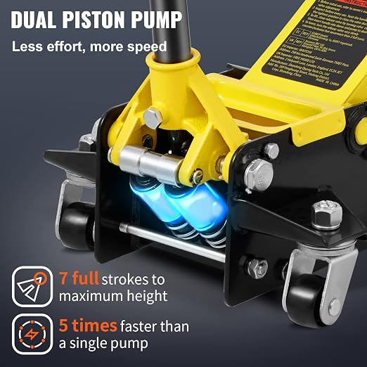 VEVOR 2.5 Ton Low Profile, Heavy-Duty Steel Racing Floor Jack - Image 5