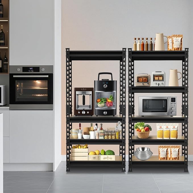 BIG RED Storage Shelving Unit, 5-Tier Adjustable, Heavy Duty Metal Garage - Image 9
