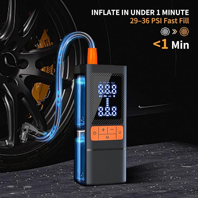Tire Inflator, 150PSI Portable Air Compressor - Image 7