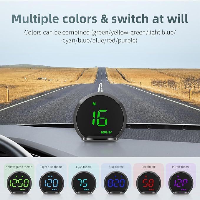 ACECAR Digital GPS Speedometer New HUD Car Head Up Display LCD Display - Image 2