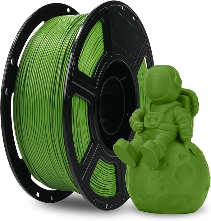 FLASHFORGE PLA Filament 1.75mm +/- 0.02mm, Matte Green 3D Printer Filament 1kg by FLASHFORGE
