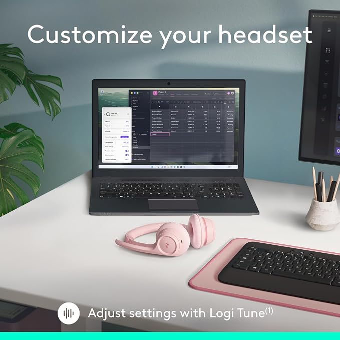 Logitech Zone 300 Wireless Bluetooth Headset - Image 9