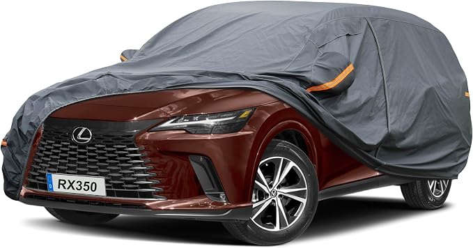 Premium Car Cover Custom Fit Lexus RX350, 16 Layers Heavy Duty Car Cover by GUNHYI