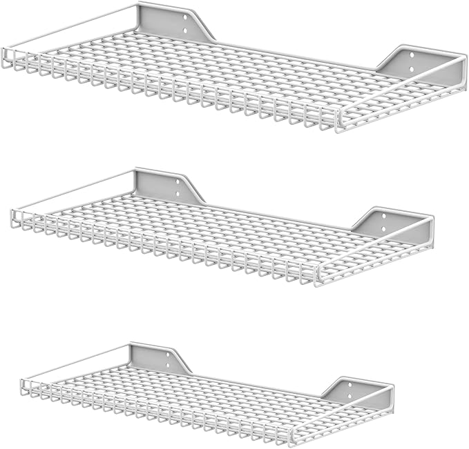 TORACK Wall-Mounted Storage Shelves, Mixed-Size Garage Wall Shelving by TORACK