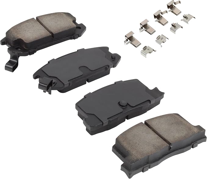 Premium Ceramic Rear Brake Pads Compatible - Image 2