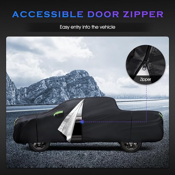 Car Cover Custom Fit for Honda Ridgeline 2006-2024, 6 Layers Truck Cover - Image 5